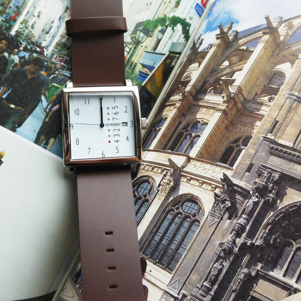 Square Watch | Collection NM-2 | Deep Brown