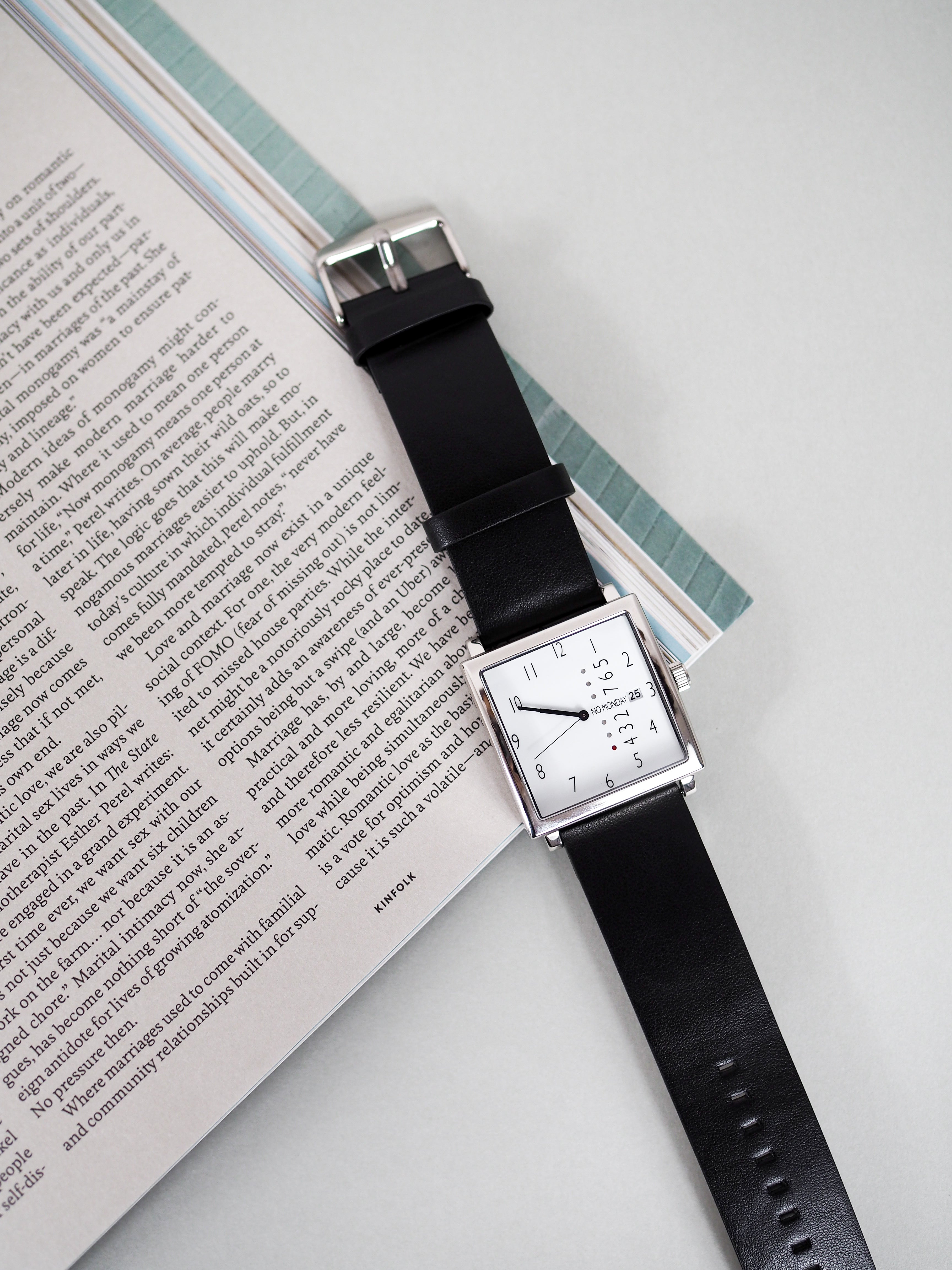 Square Watch | Collection NM-2 | Black