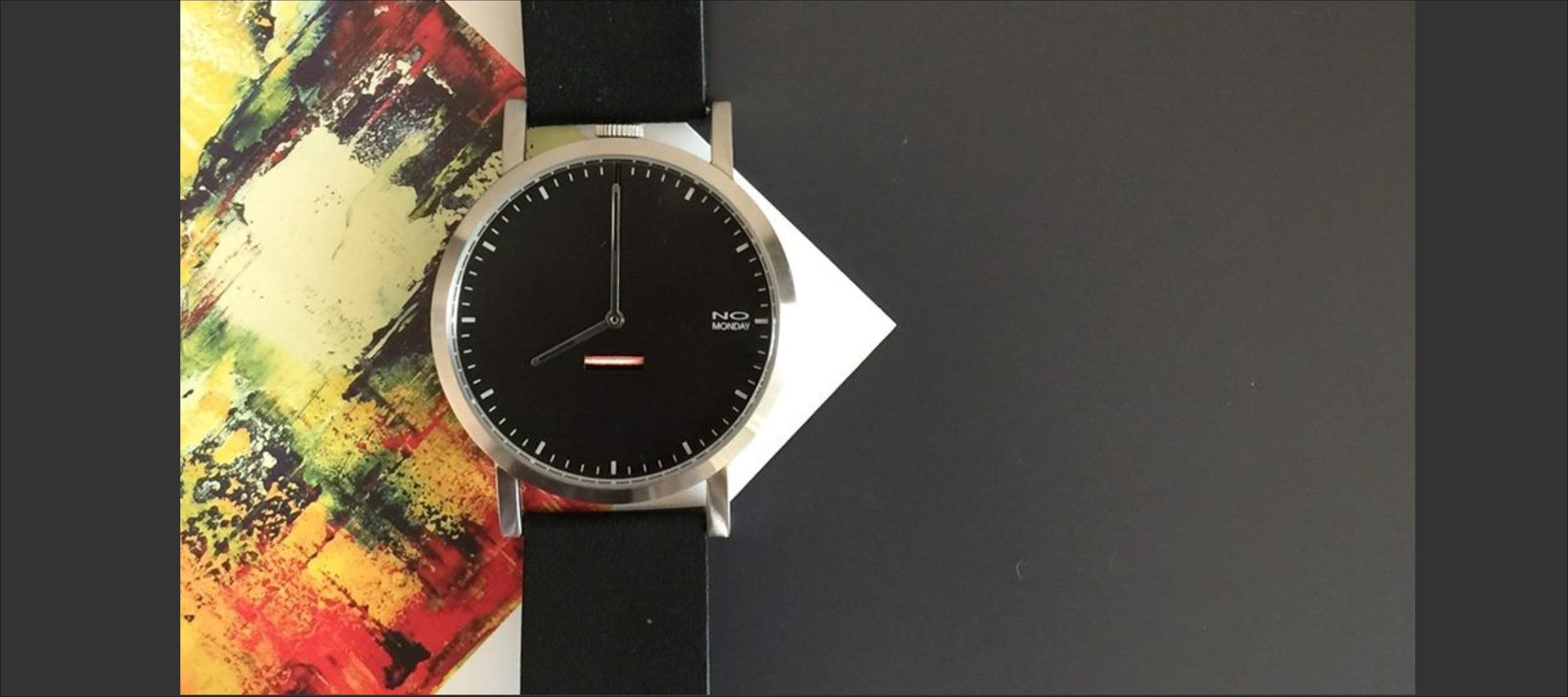 Unisex Watch | Collection 460 | black brush | black strap