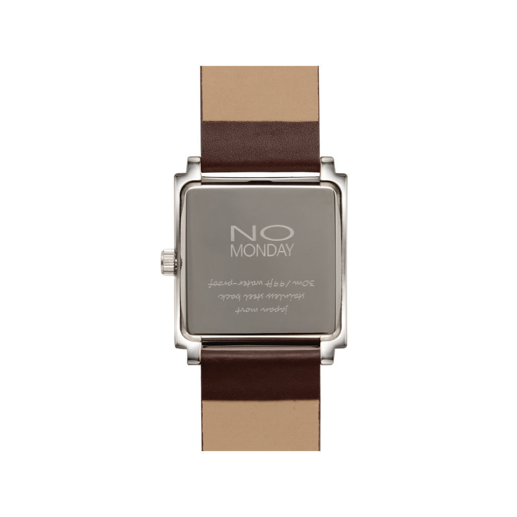 Square Watch | Collection NM-2 | Deep Brown