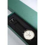 Load image into Gallery viewer, 460B1 - silver brush case / silver dial / black band
