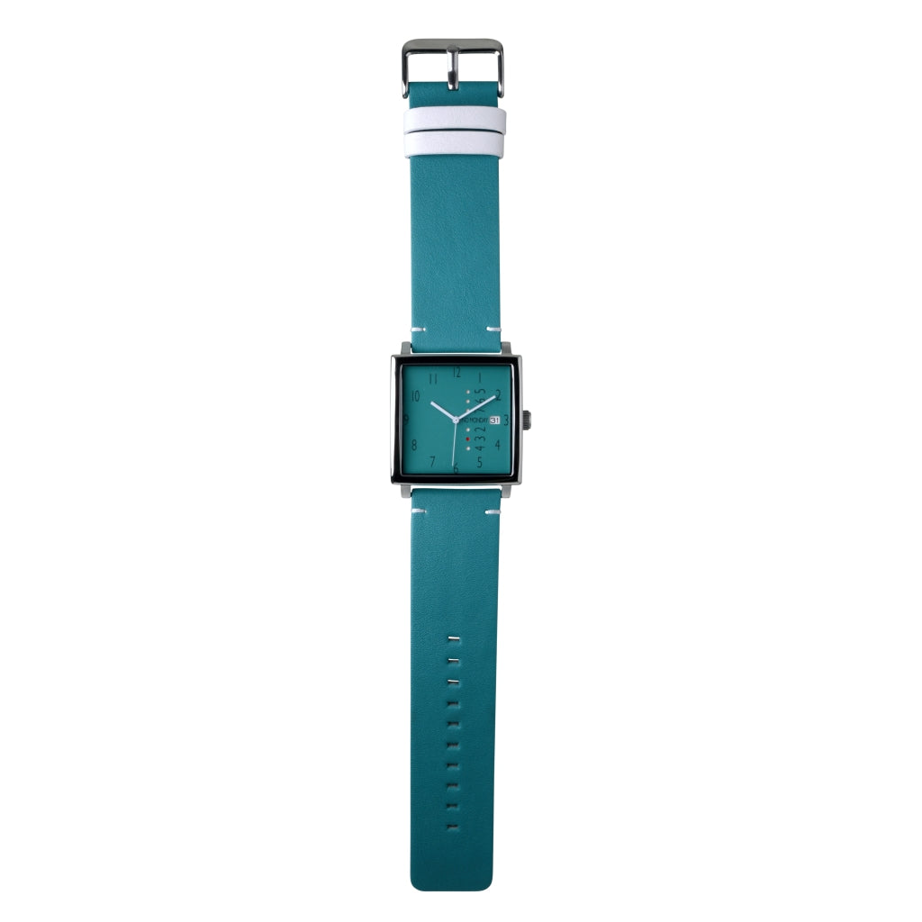 Square Watch | Collection NM-2 | Aquamarine