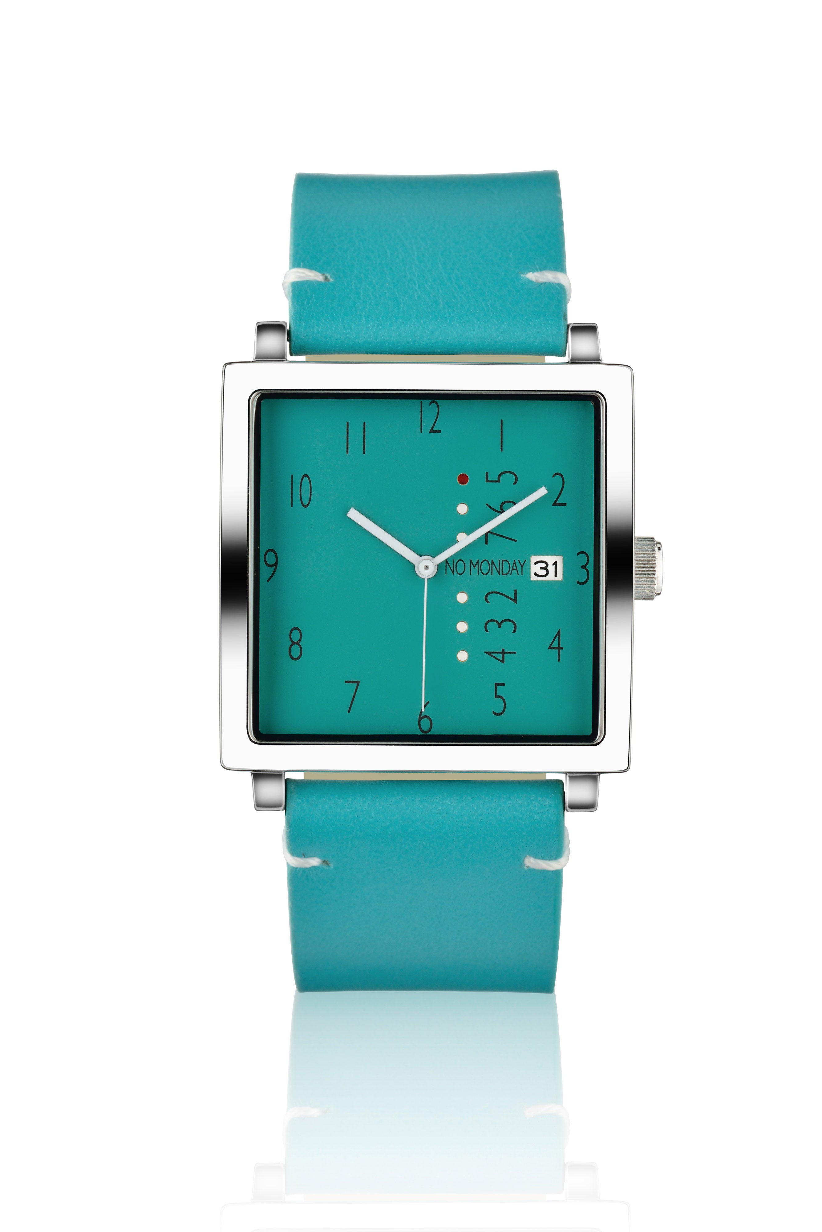 Square Watch | Collection NM-2 | Aquamarine