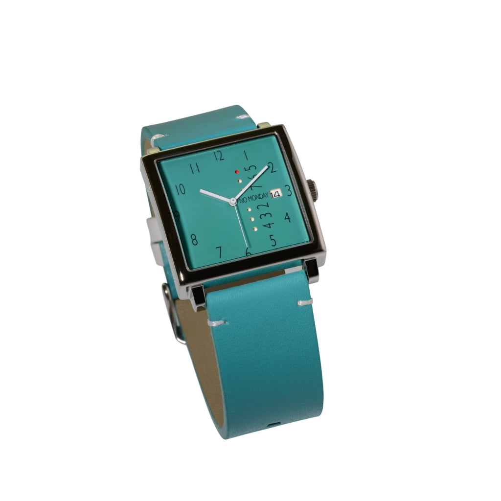Square Watch | Collection NM-2 | Aquamarine
