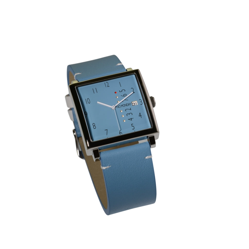 Square Watch | Collection NM-2 | Baby Blue