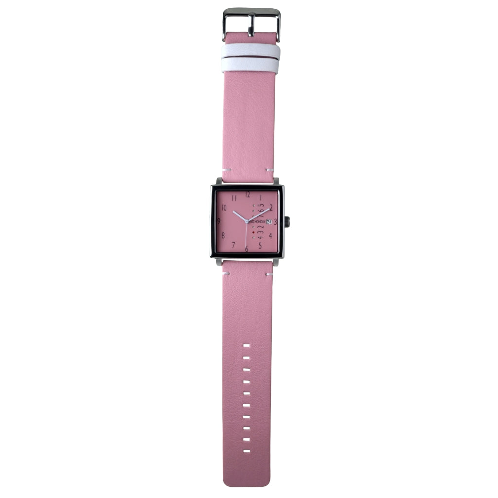 Square Watch | Collection NM-2 | Pink