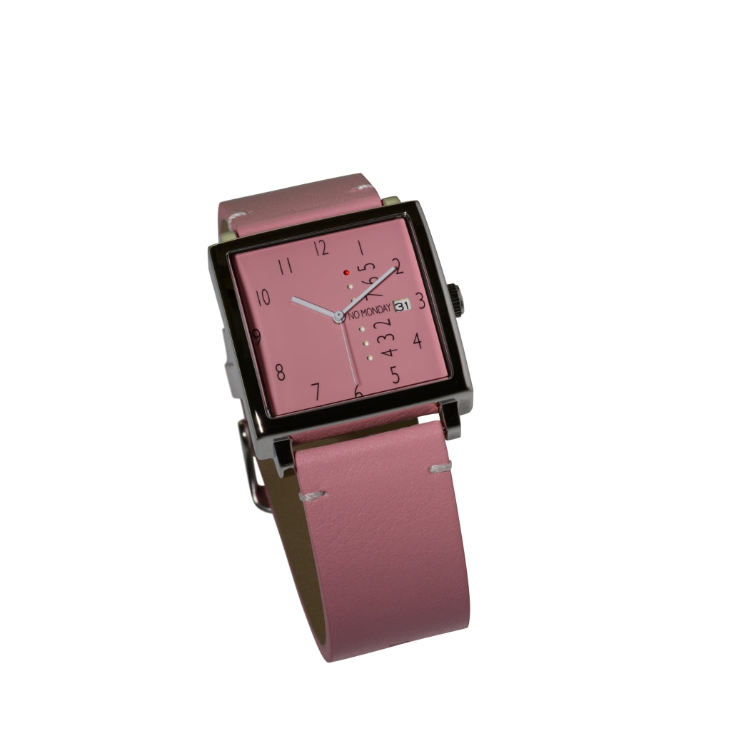 Square Watch | Collection NM-2 | Pink