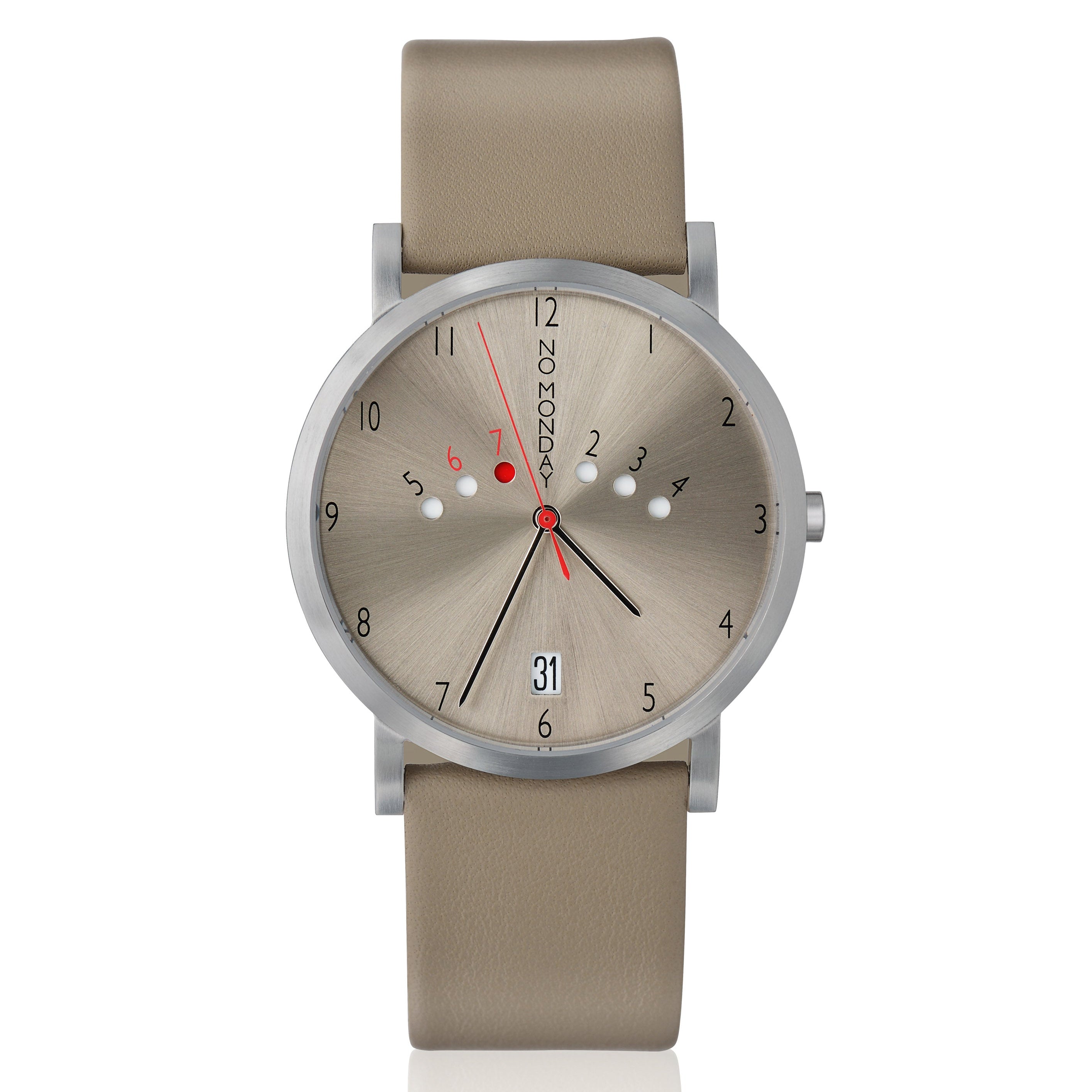 Quartz Watch | Collection Happy Weekend | silver | light grey strap