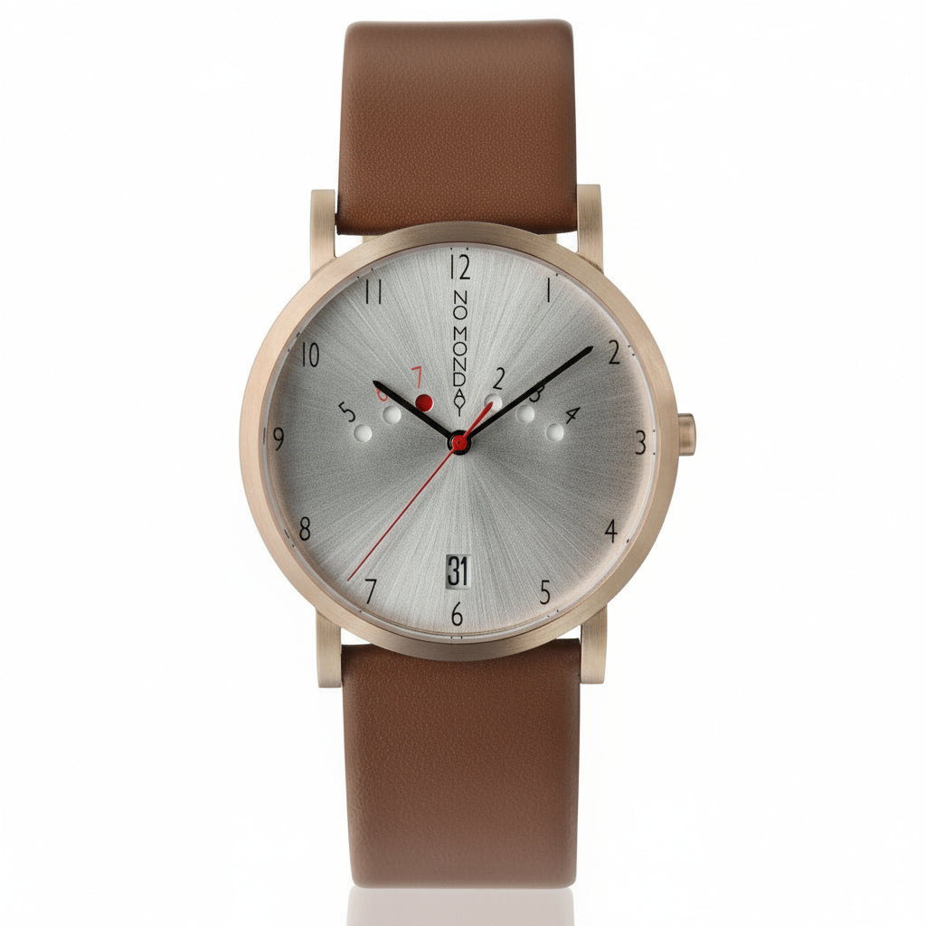 Quartz Watch | Collection Happy Weekend | Rose Gold | tan strap