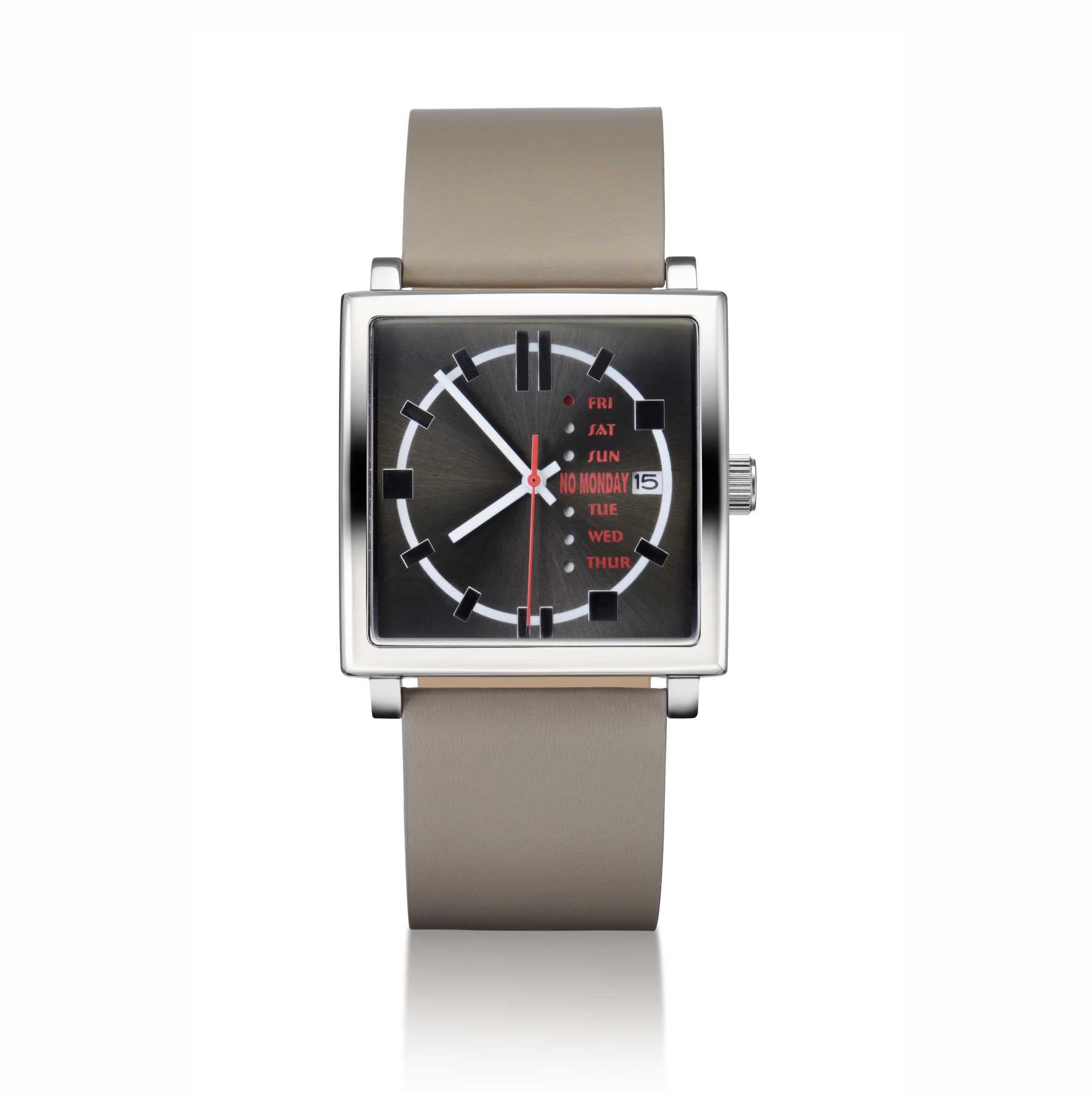 Square Watch | Collection NM-1 | Grey Strap