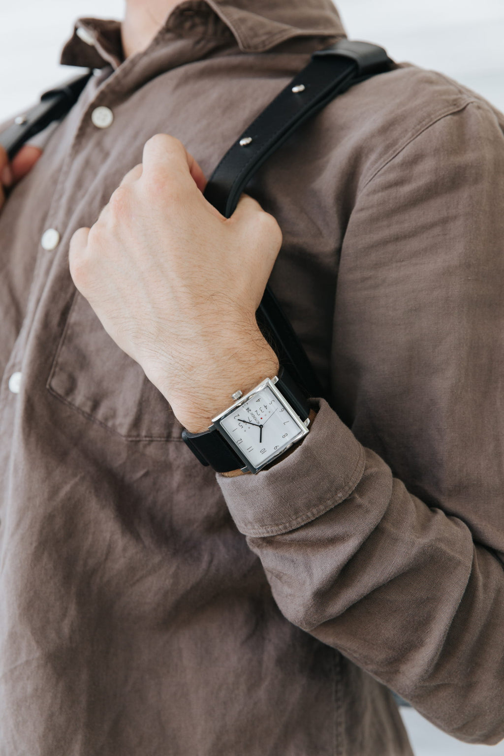 Square Watch | Collection NM-2 | Black
