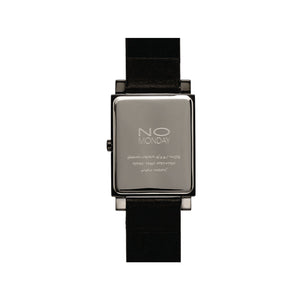 Quartz Watch | Collection ATAES | silver | black strap