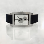 Load image into Gallery viewer, Quartz Watch | Collection Open Heart | silver dial | black strap
