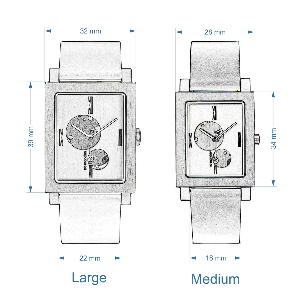 Quartz Watch | Collection Open Heart | silver dial | black strap