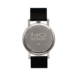 Unisex Watch | Collection 460 | black brush | deep brown strap