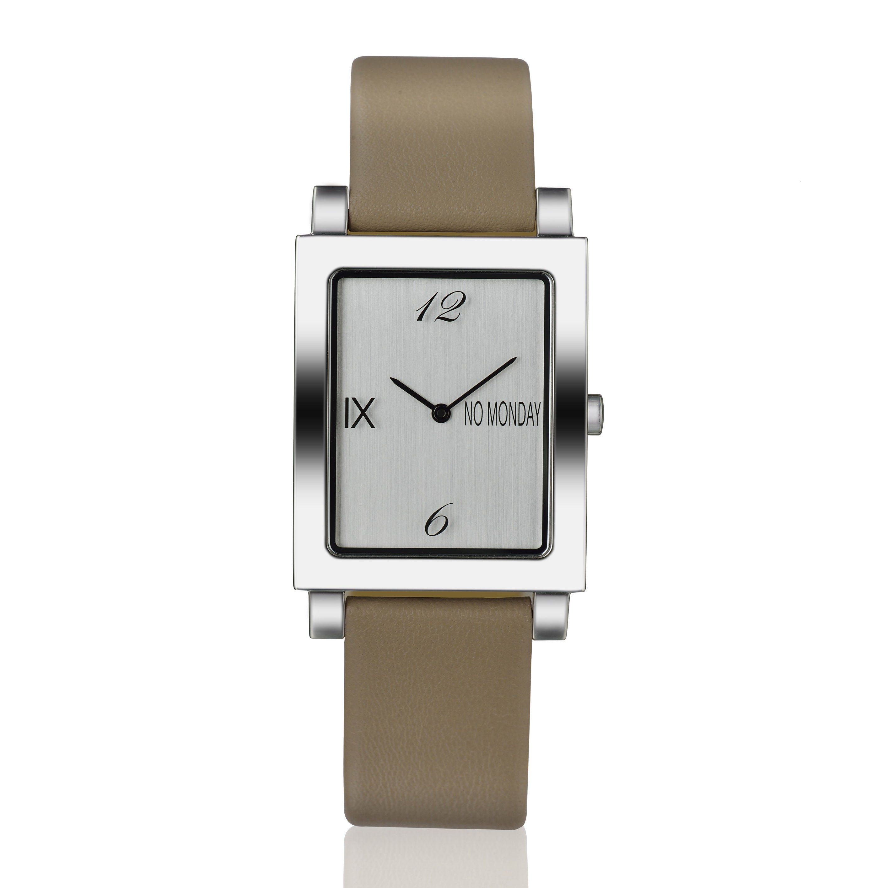 Quartz Watch | Collection ATAES | silver | grey strap
