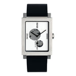 Load image into Gallery viewer, Quartz Watch | Collection Open Heart | silver dial | black strap
