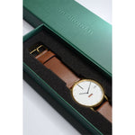 Load image into Gallery viewer, 460G1 - gold mirror / white dial / black strap
