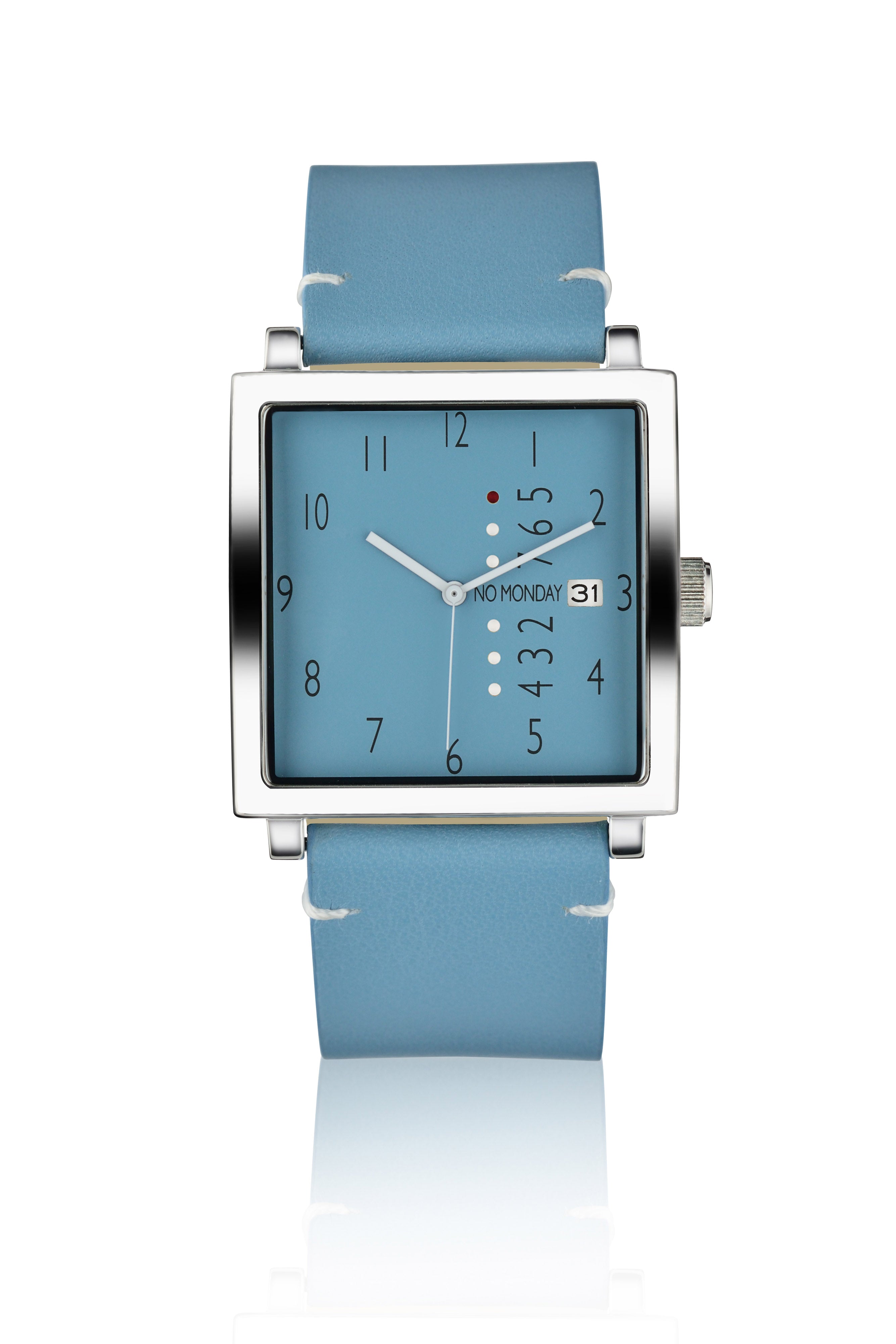 Square Watch | Collection NM-2 | Baby Blue