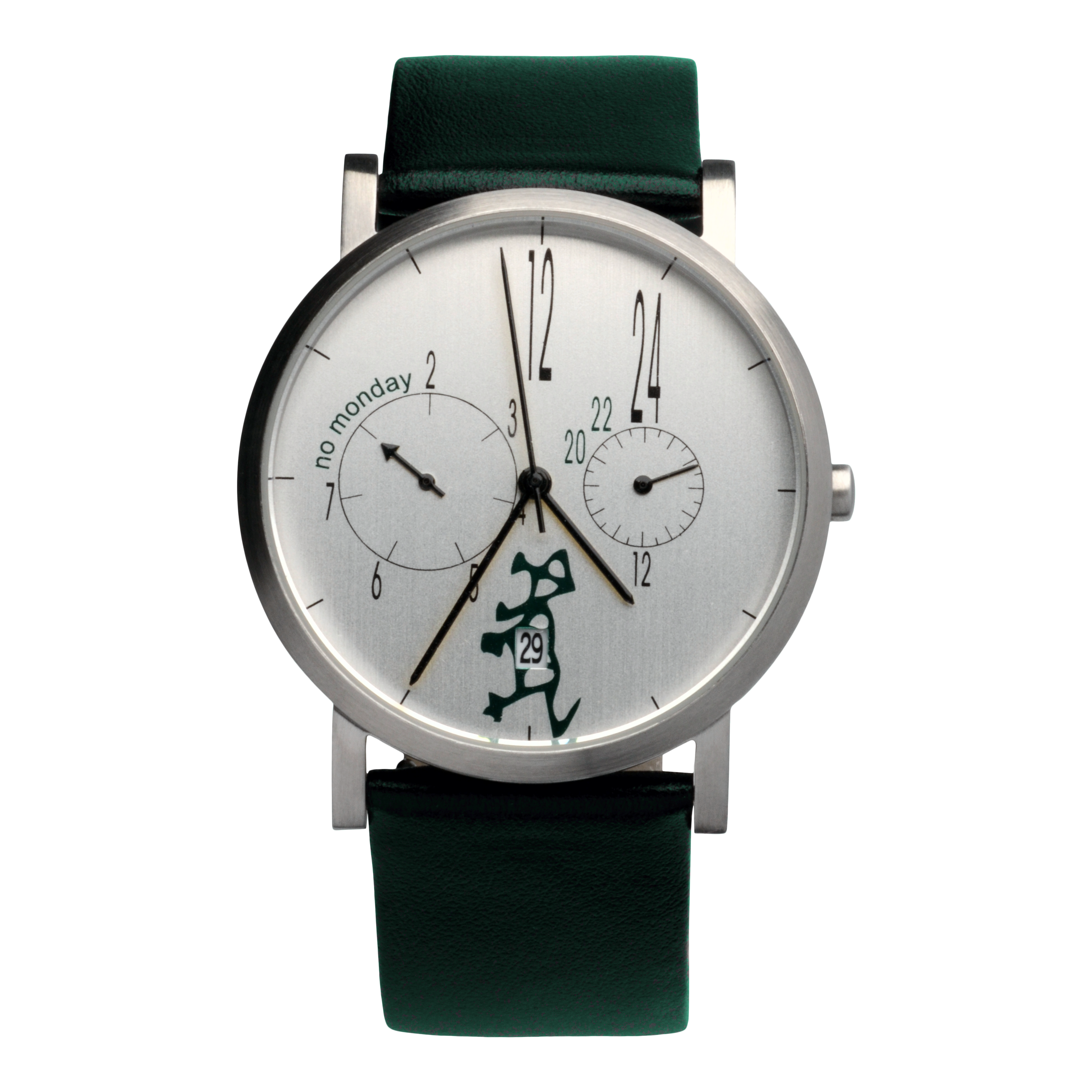 Limited Edition Quartz Watch | Collectioin Tiger | silver | date, weekday, 24 hours