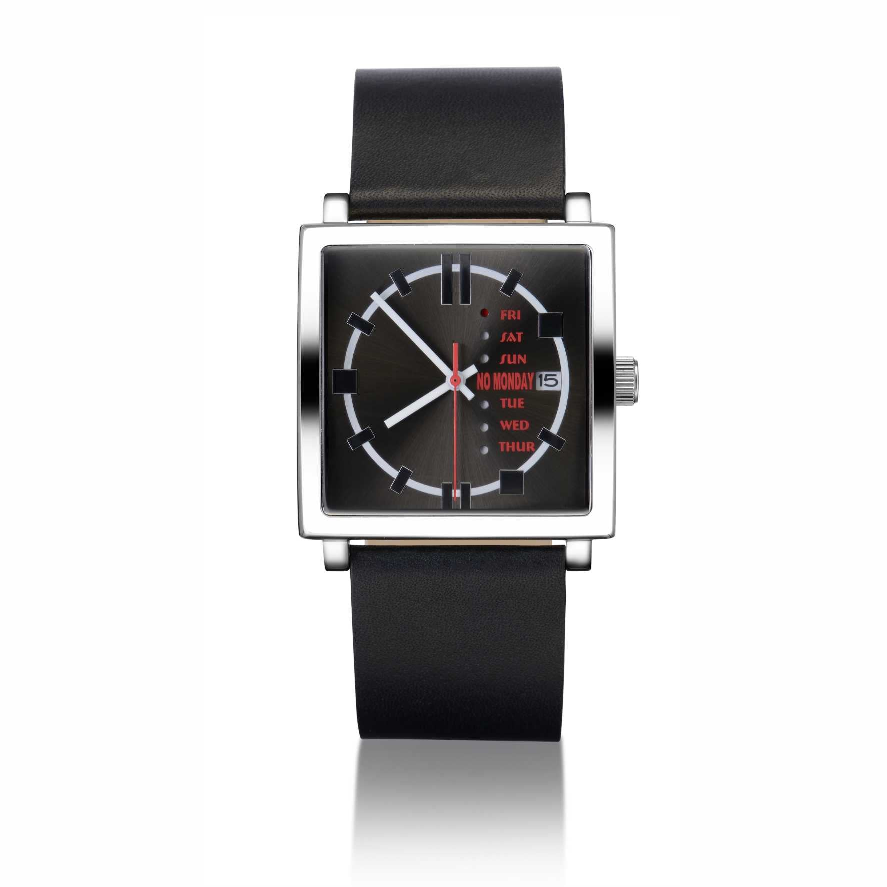 Square Watch | Collection NM-1 | Black Strap